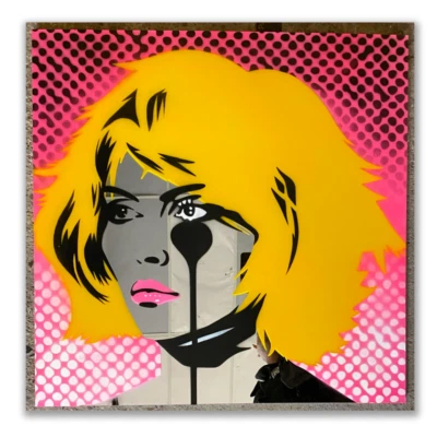 Pure Evil Art Print Blondie Heart Of Glass Unframed 8x8 12x12 Pop Art Wall Decor