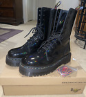Dr Martens Size Uk 11 Jadon Hi Rainbow Patent Platform Boots.Pride Edition.