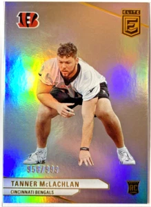 TANNER McLACHLAN 2024 Panini Donruss Elite RC SP #/999 Rookie Cincinnati Bengals - Picture 1 of 4