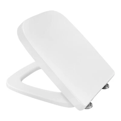 eSituro Toilettendeckel Klodeckel Wc Sitz Absenkautomatik Duroplast Eckige Form