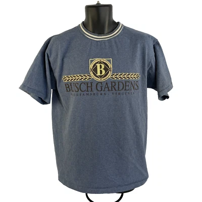 Camiseta vintage Carolina Smile Busch Gardens Virginia talla L puntada única Foto 1 de 4