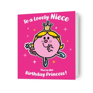 Niece Birthday Card Mr Men & Little Miss Girls Birthday Card Includes Envelope - Picture 1 of 7