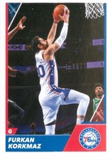 Furkan Korkmaz 2021-22 Panini Sticker & Card Collection #273 Philadelphia 76ers