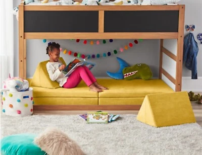 NIB Member's Mark 4 Piece Kids Explorer Sofa Color Is Sunshine YELLOW - Image 1 of 4