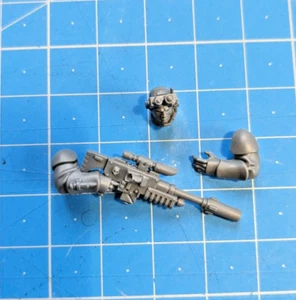 Scouts Primaris Kill Team Bits Sniper + Arm w Goggles Head KT Space Marines Bitz - Picture 1 of 1