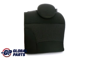 BMW Mini Clubman R55 funda respaldo tela asientos izquierdos asiento trasero Cosmos Black - Imagen 1 de 12