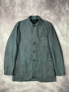 A.P.C. Rue De Fleurus Paris Grey Mens Cotton Twill Blazer Jacket S XS - Picture 1 of 6