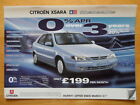 CITROEN XSARA STATESIDE & 1.4i WEST COAST orig 1999 UK Mkt Sales Brochure