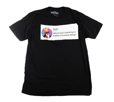 Camiseta ELMO MASCULINA TAMANHO GRANDE GRÁFICA MÍDIA SOCIAL DESENHO ANIMADO NOVIDADE NOVA SEM ETIQUETAS - Imagem 1 de 4