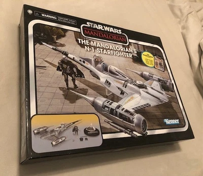 Colección Star Wars Vintage VEHÍCULO Y FIGURAS STARFIGHTER N-1 DEL MANDALORIANO Foto 1 de 4