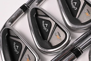 Callaway X2 Hot Irons / 4-PW / X-Flex Dynamic Gold X200 Shafts - Picture 1 of 7