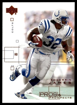 2001 Upper Deck Pros & Prospects Edgerrin James Indianapolis Colts #37 - Image 1 of 2