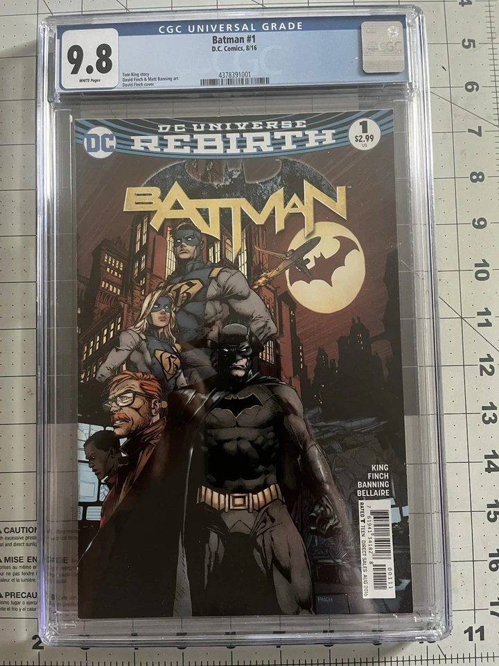 Batman # 1, CGC 9.8, David Finch!!! 2016 - Imagem 1 de 2