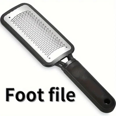 Foot File Hard Dead Skin Callus Remover Rasp Scraper Dead Skin Scrubber Black - Image 1 of 4