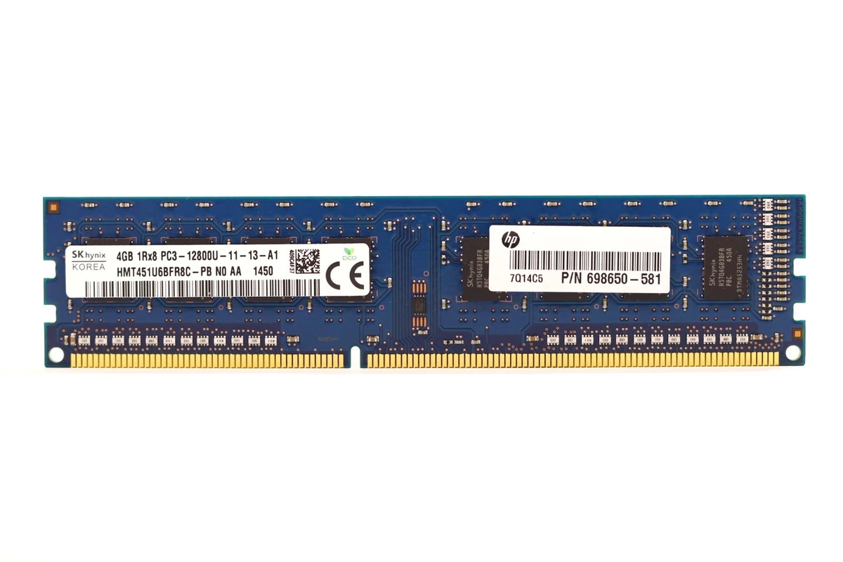 SK hynix PC3-12800 (DDR3-1600) Computer Memory (RAM) for sale - eBay