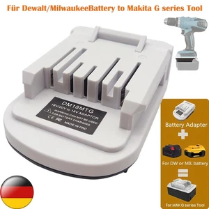 Akku-Adapter Konverter für Dewalt/Milwaukee to für Makita G series BL1813G Tool - Bild 1 von 12