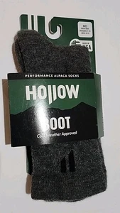 Hollow Grey Alpaca Cold Weather Boot Socks NEW 8-10 Men's 7-10 Women's MD - Picture 1 of 9