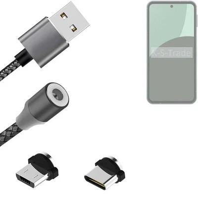 Cavo di ricarica magnetico per Sharp Aquos Sense9 con USB tipo C e connettore mi - Immagine 1 di 4