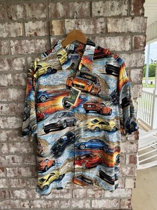 Reyn Spooner Shirt Nissan 240Z Cars Mens L Multicolor Vintage - Picture 1 of 8