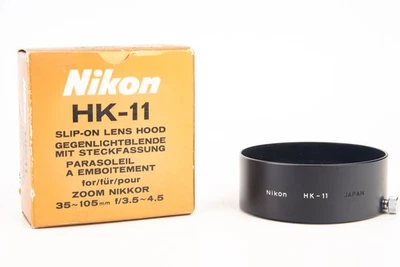 Nikon HK-11 Metal Hood 62mm Push-on for Zoom Nikkor 35-105mm f/3.5~4.5 MINT V28 - Image 1 of 4