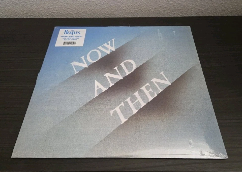 THE BEATLES Now and Then 12 in Black Vinyl LP 45 RPM [IN HAND, SHIPS NOW!] 🆕 ✅ - Image 1 of 1