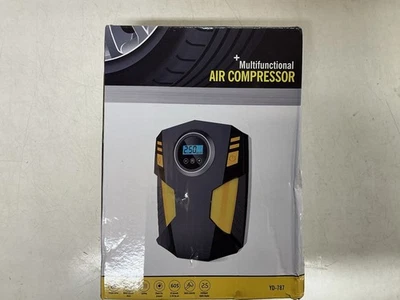 Bomba infladora de neumáticos de coche eléctrica con cable bomba compresora de aire portátil 12V 150PSI Foto 1 de 4