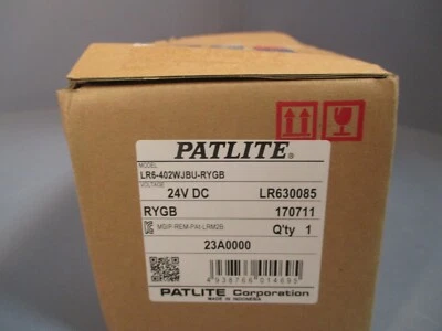Patlite LED Stack Stack Control Light 24VDC, 4 Farben LR6-402WJBU-RYGB - Bild 1 von 4
