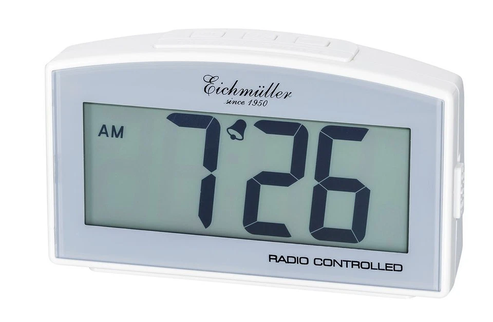 Reloj Despertador Digital Con Función De Snooze Blanco - Imagen 1 de 1