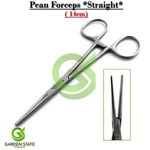 Dental Pean Clamp Locking Forceps 14cm Straight Vets Hemostat Artery Suture - Picture 1 of 1