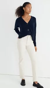 Madewell The Perfect Vintage gerade Jeans aus Vintage Leinwand, NG254 Größe 32 neu mit Etikett - Bild 1 von 11