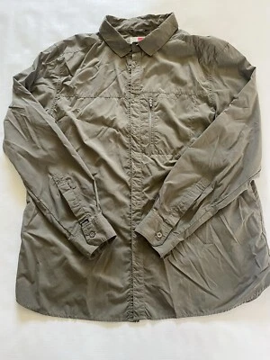 Craghoppers Nat Geo Men's Olive Green Insect Shield Outdoor Button Up Shirt XL Foto 1 de 4