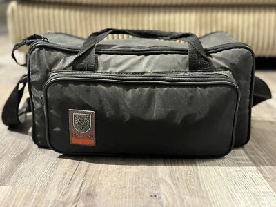 Solidex Camcorder Camera Gear Bag Case Shoulder Strap Black Nylon Pocket Padded - Image 1 of 3