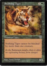 Stalking Tiger *PLAYSET* Magic MtG x4 Mirage MP