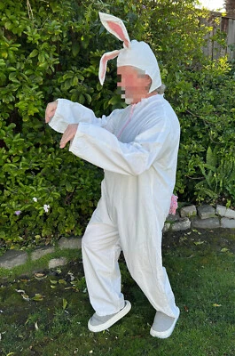 Vintage 1960’s Easter Bunny Rabbit Costume -- Home-made -- Adult - Image 1 of 4