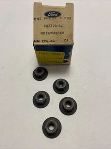 Ford Lot Of 5 384278-S2 Nut And Washer MM 296-AG Vintage OEM - Picture 1 of 4