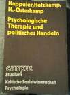 Psychological Therapy And Politisches Trading Holzkamp-Osterkamp, Ute Book