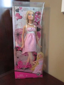 MUÑECA DISCO BALL BARBIE FASHION FEVER NUEVA EN CAJA 2008 ROSA Y BRILLANTE N6188 - Imagen 1 de 11