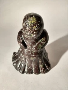 Jasper Crystal Stone Friendly Ghost Statue Hand Carved Halloween Figurine DINGED - Bild 1 von 11