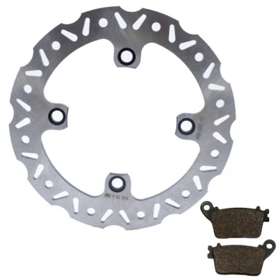 Rear Brake Disc Rotor and Pads for HONDA CBR600RR 2007-2024 CBR1000RR 2006-2023 - Image 1 of 4