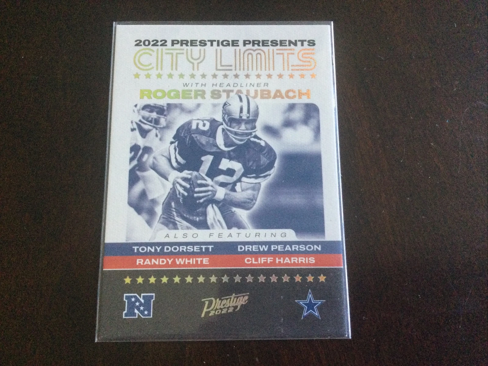 2022 Prestige Roger Staubach City Limits Case Hit CL-8