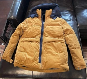 Banana Republic Corduroy Puffer Coat with Detachable Hood Size M - Picture 1 of 2