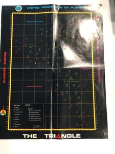 Euc United Federation of Planets Map The triangle Map - Picture 1 of 3