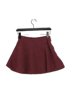 American Apparel Women's Mini Skirt S Red 100% Cotton Short Mini - Picture 1 of 5