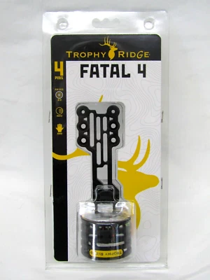 Mira de arco de caça Trophy Ridge FATAL 4 ambidestra 4 pinos - Imagem 1 de 4