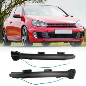 Dynamic Wing Mirror LED Turn Signal Indicator Light For Golf Sportvan 2016-2019 - Picture 1 of 11