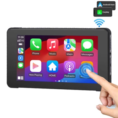 5" Motorcycle DVR Dash Cam Camera TouchScreen GPS WIFI 128GB Video Recorder IP67 - Image 1 of 4