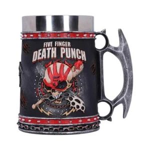 Five Finger Death Punch Tankard Knuckle Staubtuch Totenkopf Becher - Bild 1 von 5