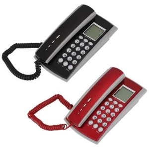 Desktop Wall Mount Telephone Landline Corded Fixed Phone For Home Hotel Office - Zdjęcie 1 z 18