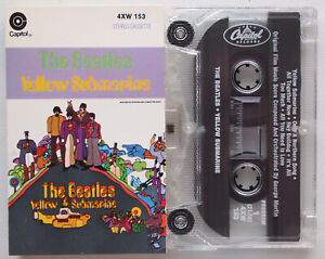 THE BEATLES - YELLOW SUBMARINE (CAPITOL 4XW153) 1986 USA CASSETTE TAPE REISSUE