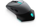 Alienware DARK AW610M Wired / Wireless Dual Mode Gaming Mouse Rechargeable NEW